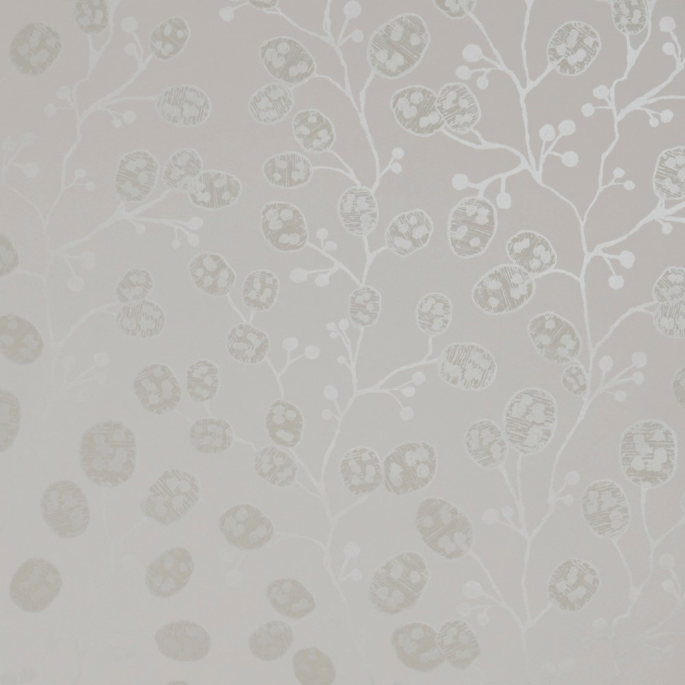 Honesty Wallpaper W0092 04 by Clarke and Clarke in Ivory Natural